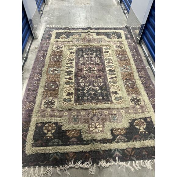 Urban Outfitters Talvi Brushed Rug Tuffed Rug 5 x 7 Brown - Picture 3 of 9